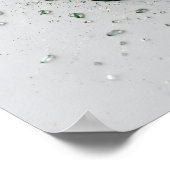 Kerstd Boomornament van Bovenaf Exploderend Poster (Hoek)