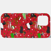 kerstdachshund, alle jassen Case-Mate iPhone case (Achterkant (horizontaal))