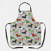 Kerstdachshund Alle Schorten (Voorkant)