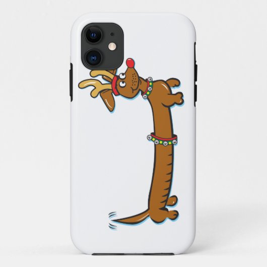 Kerstdachshund Case-Mate iPhone Case (Achterkant)