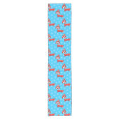 Kerstdachshund Dog Pattern Korte Tafelloper (Voorkant)