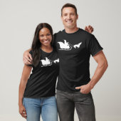 kerstdachshund Dog Wiener Sause Dog T-shirt (Unisex)
