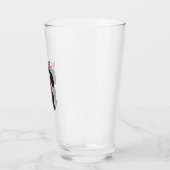 kerstdachshund glas (Links)