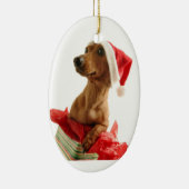 kerstdachshund Ornament (Rechts)
