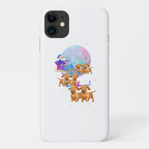 Kerstdachshund Reindeer Santa Dog Mam Case-Mate iPhone Case