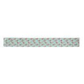 Kerstdachshund Ribbon Satijnen Lint (Voorkant)