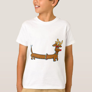 Kerstdachshund T-shirt