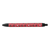 kerstdachshunds Red Zwarte Inkt Pen (Voorkant)