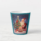 Kerstdag 10 latte mok (Voorkant)