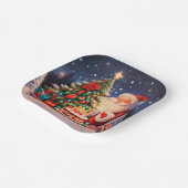 Kerstdag 10 papieren bordje (Gebogen)