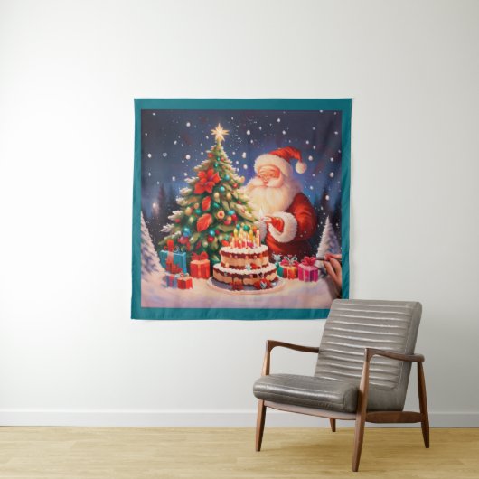 Kerstdag 10 wandkleed (In situ)