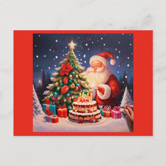 Kerstdag 11 feestdagenkaart (Voorkant)