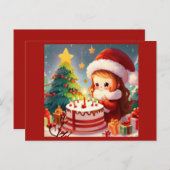 Kerstdag 1 briefkaart (Voorkant / Achterkant)