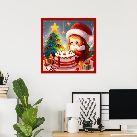 Kerstdag 1 poster (Thuiskantoor)
