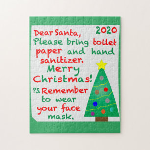 Kerstdag 2020 herinneren legpuzzel