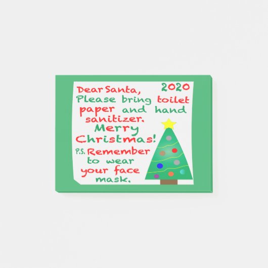 Kerstdag 2020 herinneren post-it® notes (Voorkant)