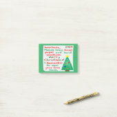 Kerstdag 2020 herinneren post-it® notes (Op bureau)