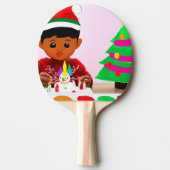 Kerstdag (4) tafeltennisbatje (Voorkant)