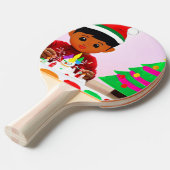 Kerstdag (4) tafeltennisbatje (Voorkant Gekanteld)