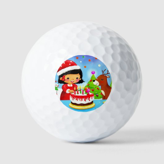 Kerstdag (7) golfballen (Voorkant)