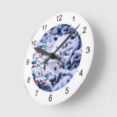 Kerstdag aanpasbaar ronde klok (Hoek)