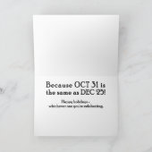 Kerstdag / Allerheiligenkaart Feestdagen Kaart (Binnen)