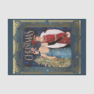 Kerstdag  Art Deco Tissuepapier