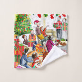 Kerstdag Bad Handdoek (Wasdoekje)