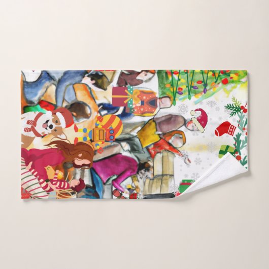 Kerstdag Bad Handdoek (Handdoek)