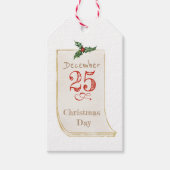 kerstdag cadeau Label Cadeaulabel (Voorkant)