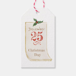 kerstdag  cadeau Label Cadeaulabel