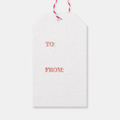 kerstdag  cadeau Label Cadeaulabel (Achterkant)