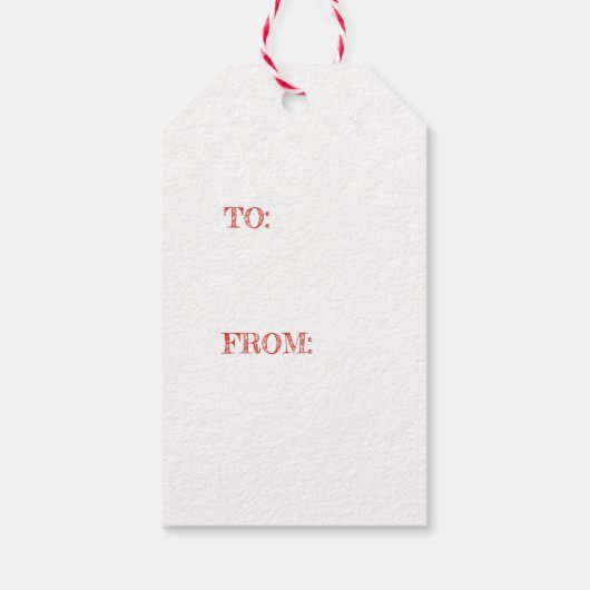 kerstdag cadeau Label Cadeaulabel (Achterkant)