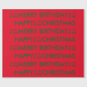 Kerstdag Cadeaupapier (Vlak)