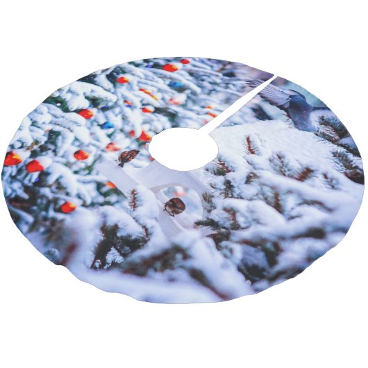 Kerstdag, charmant kerstboom rok (Gekanteld)