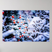 Kerstdag, charmant poster (Voorkant)