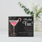 Kerstdag | Cocktail Budget Invitation (Staand voorkant)