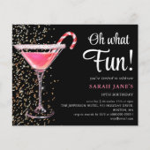 Kerstdag | Cocktail Budget Invitation (Voorkant)