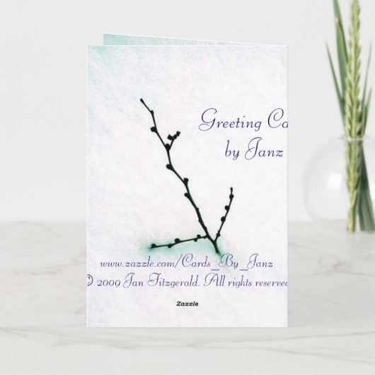 Kerstdag Feestdagen Kaart (Achterkant)