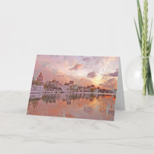 kerstdag feestdagen kaart (Voorkant)