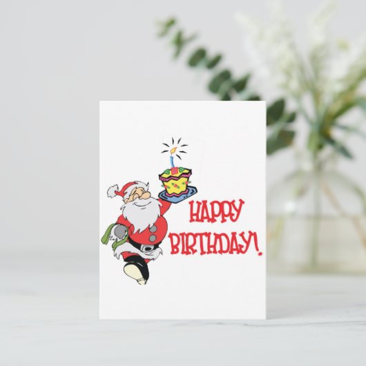 Kerstdag Feestdagenkaart (Staand voorkant)