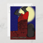 Kerstdag Feestdagenkaart (Voorkant / Achterkant)