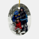 Kerstdag Foto Keepomwille Keramisch Ornament (Voorkant)