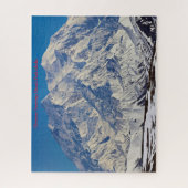 Kerstdag Groeten Denali Nationaal Park Alaska. Legpuzzel (Verticaal)