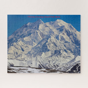 Kerstdag Groeten Denali Nationaal Park Alaska. Legpuzzel
