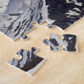 Kerstdag Groeten Denali Nationaal Park Alaska. Legpuzzel (Zijkant)