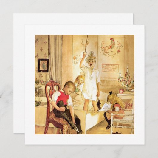 Kerstdag in de zusters feestdagenkaart (Voorkant / Achterkant)