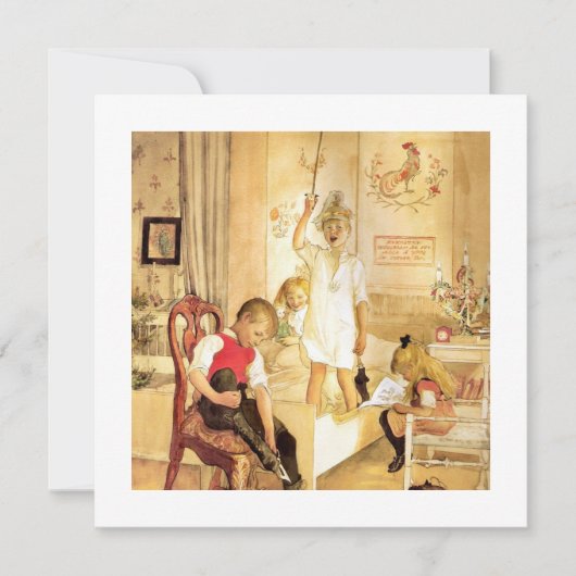 Kerstdag in de zusters feestdagenkaart (Voorkant)