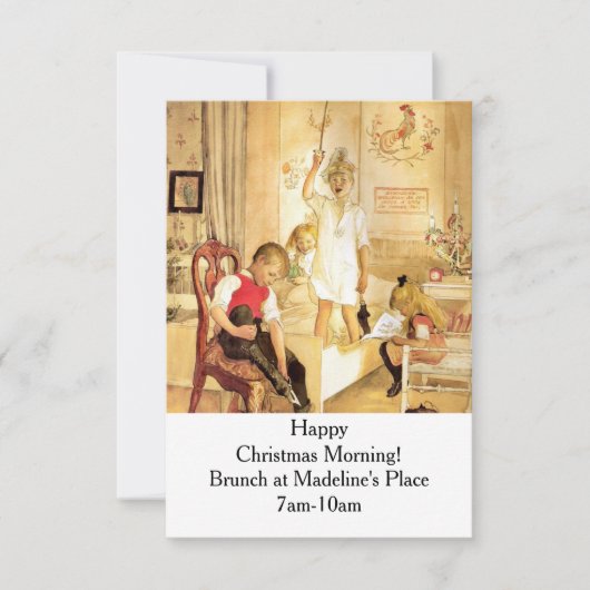 Kerstdag in de zusters kaart (Voorkant)