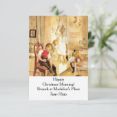 Kerstdag in de zusters kaart (Staand voorkant)